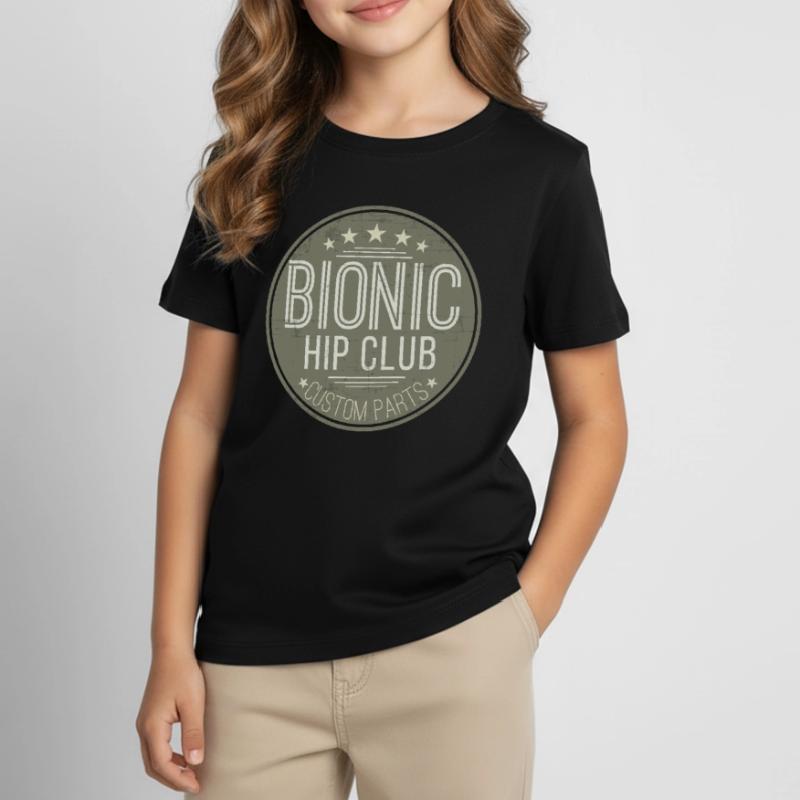 Bionic Hip Replacement Surgery Hip Prosthesis Kids' T-Shirt