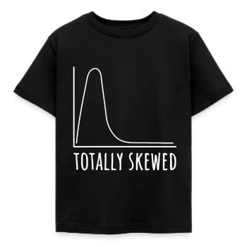 Totalement biaisé Une psychologie des statistiques mathématiques drôles - T-shirt Enfant - noir - Devant - AI Model Kid Female (0cm)