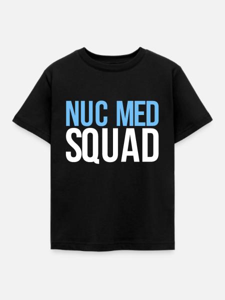 Nuc Med Squad, Lustige Nuklearmedizin - Kinder T-Shirt - Schwarz