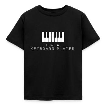 Je suis un joueur de clavier - T-shirt Enfant - noir - Devant - AI Model Kid Female (0cm)