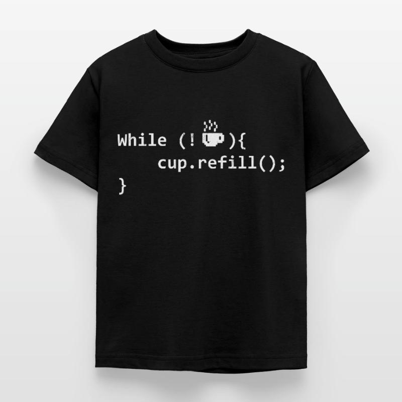 Funny Programmer For Java Coffee Programming Kids' T-Shirt