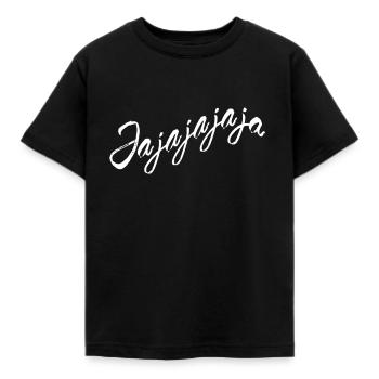 Jajaja Lustiger spanischer Slang Camiseta Design - Kinder T-Shirt - Schwarz - Vorne - AI Model Kid Female (0cm)