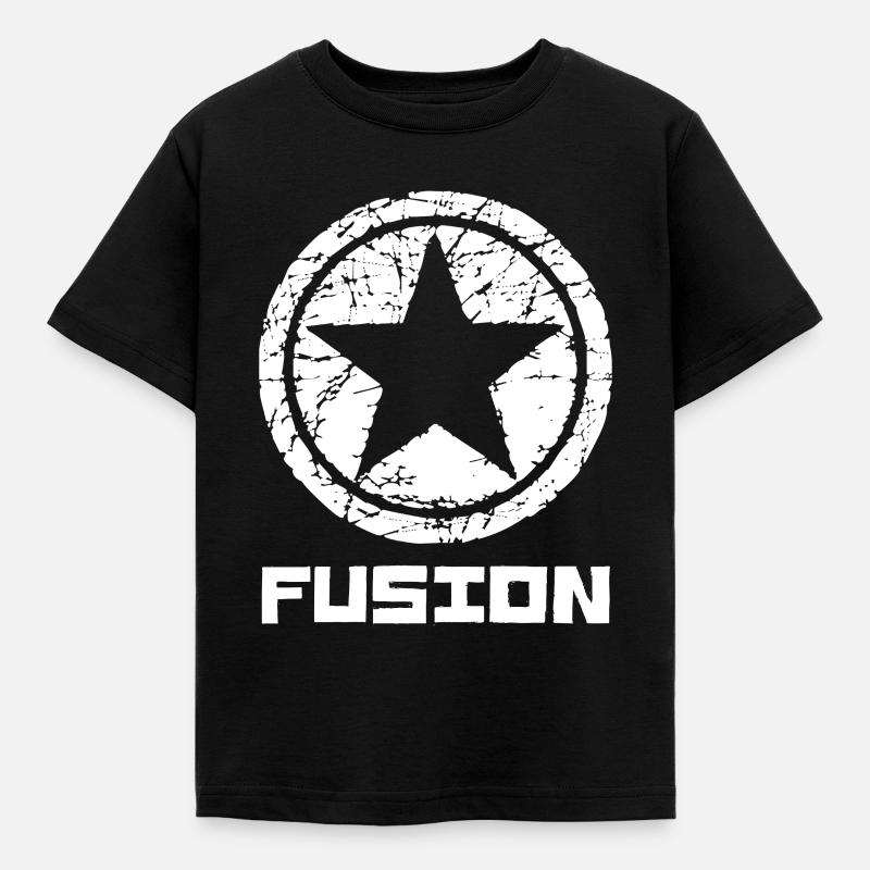 Fusion - Kinder T-Shirt - Schwarz