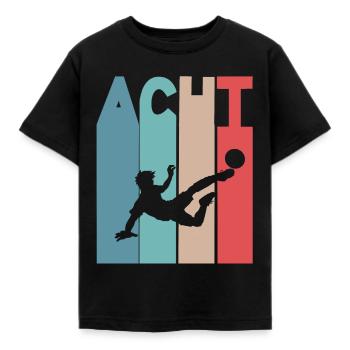 8 Jahre Kinder 8. Geburtstag Fußball - Kinder T-Shirt - Schwarz - Vorne - AI Model Kid Female (0cm)