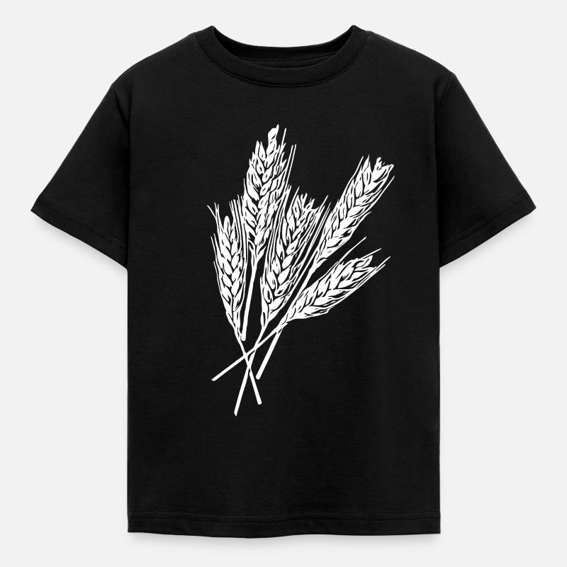 5 épis de blé - T-shirt Enfant - noir