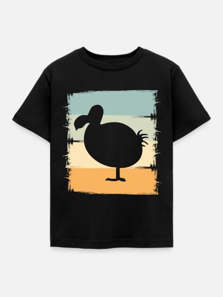 Dodo - Kinder T-Shirt - Schwarz
