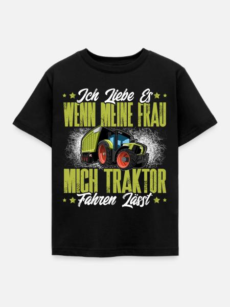 Landwirt - Kinder T-Shirt - Schwarz