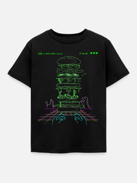Gaming - Kinder T-Shirt - Schwarz