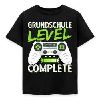 Grundschule Abschluss 2026 Grundschulabschluss - Kinder T-Shirt - Schwarz - Vorne - AI Model Kid Female (0cm)
