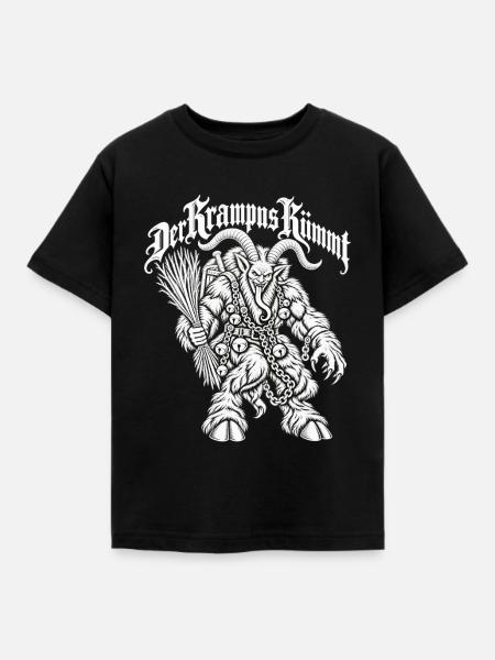 Krampus - Kinder T-Shirt - Schwarz