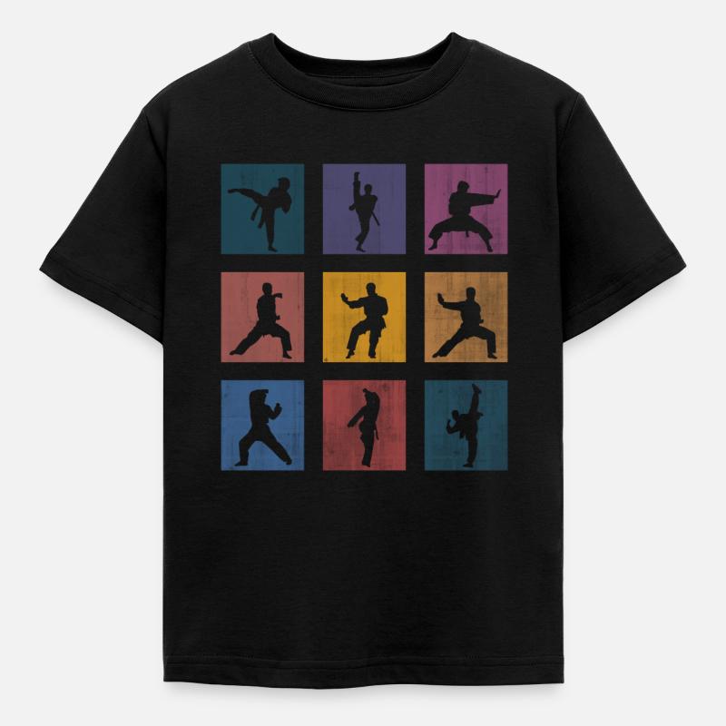 Karate - Kinder T-Shirt - Schwarz