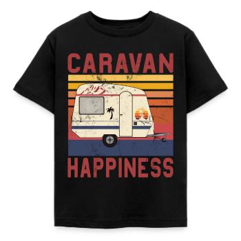Caravan happiness - T-shirt Enfant - noir - Devant - AI Model Kid Female (0cm)