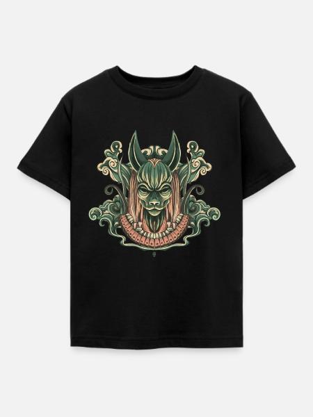 Anubis - Kinder T-Shirt - Schwarz