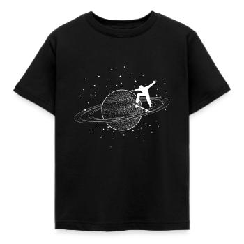 Saturne skater - T-shirt Enfant - noir - Devant - AI Model Kid Female (0cm)
