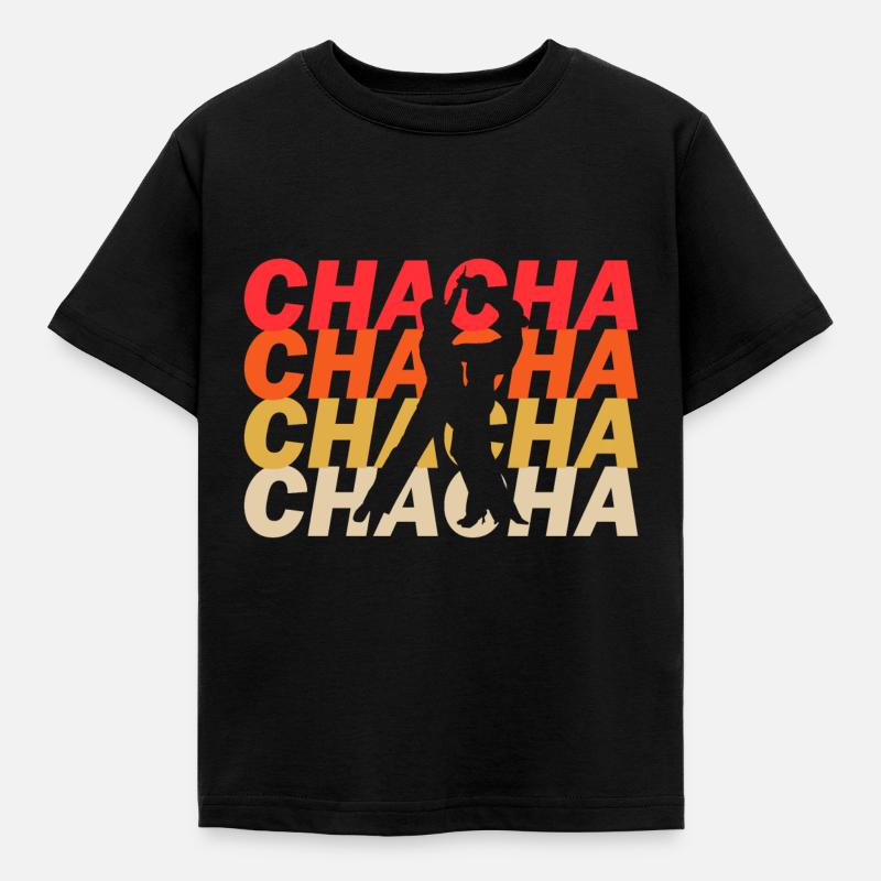 Danse de salon Cha-Cha-Cha - T-shirt Enfant - noir