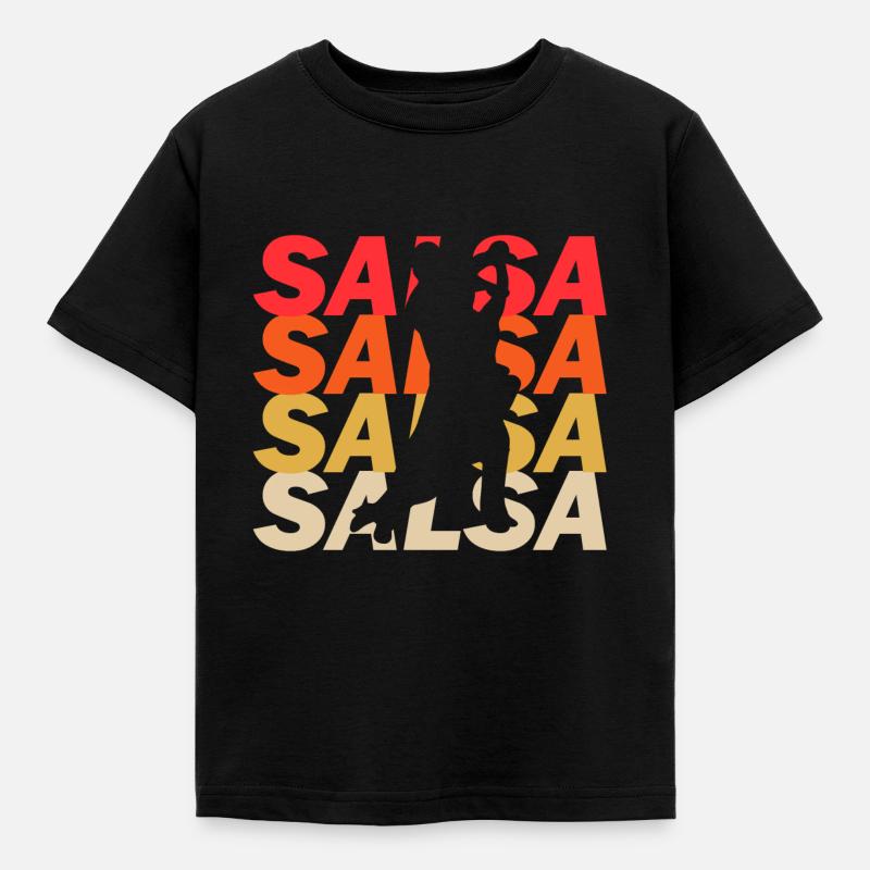 Salsa - Kids' T-Shirt - black