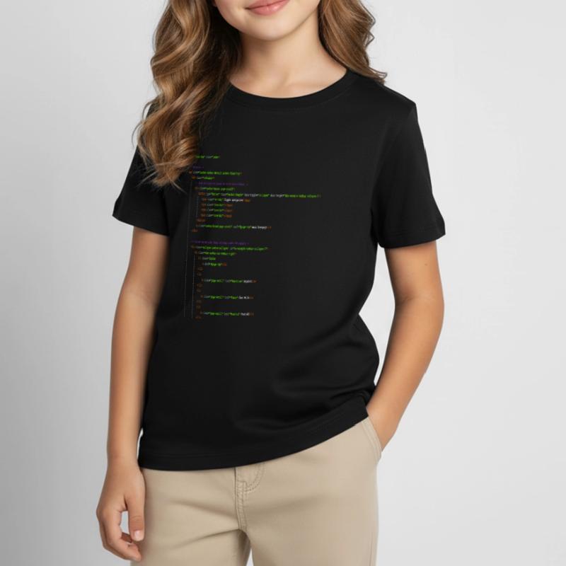 Html Programieren. Homepage Nerd Shirt Kinder T-Shirt