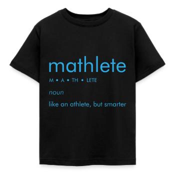 Maths athlète sort Sportlich Fit cadeau - T-shirt Enfant - noir - Devant - AI Model Kid Female (0cm)