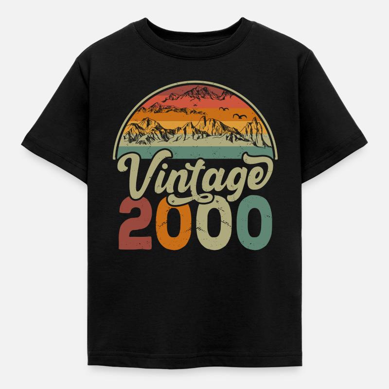 Vintage 2000 - T-shirt Enfant - noir