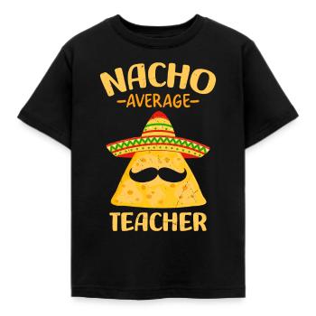 Nacho Enseignant moyen - T-shirt Enfant - noir - Devant - AI Model Kid Female (0cm)