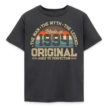 Vintage 1994 - Legenden Geboren - Kinder T-Shirt - Dunkelgrau - Vorne - AI Model Kid Female (0cm)
