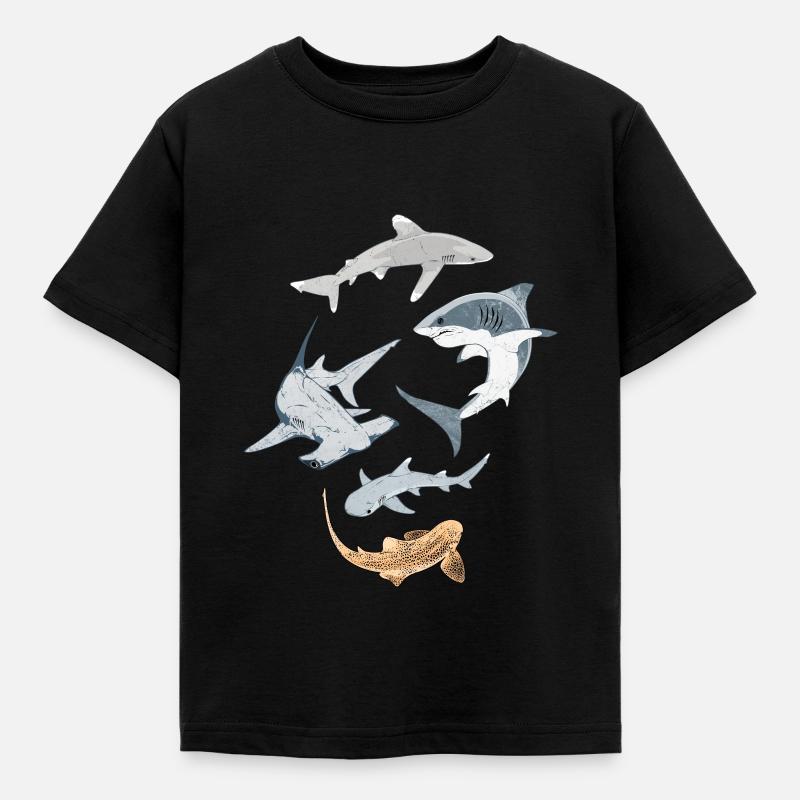 Requins - T-shirt Enfant - noir