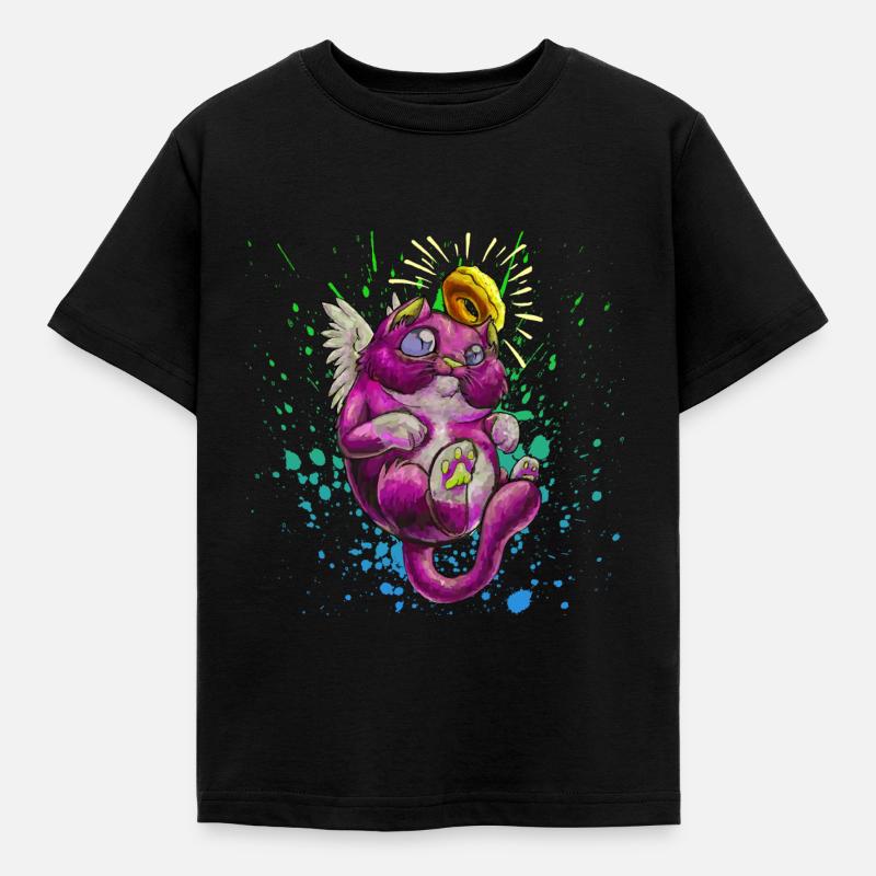 Saint chat - T-shirt Enfant - noir