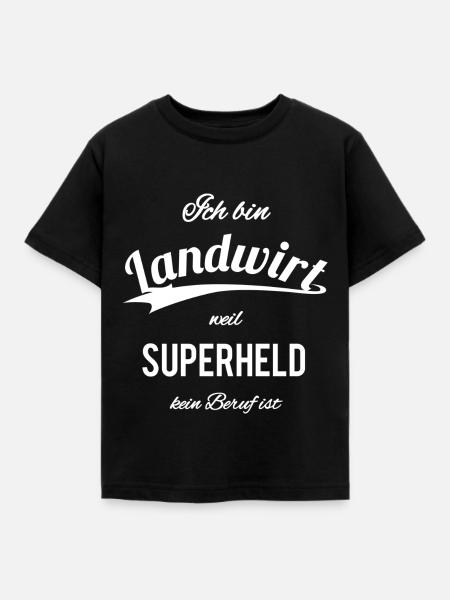 Landwirt - Kinder T-Shirt - Schwarz