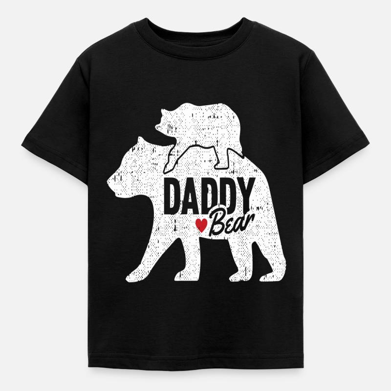 PAPA OURS - T-shirt Enfant - noir
