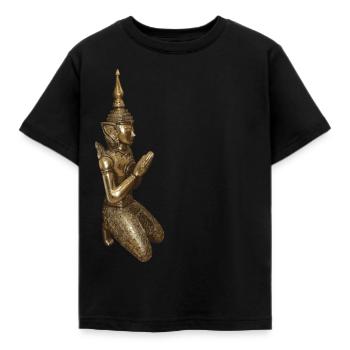 Bouddha, Shiva, Ganesha, Thaïlande - T-shirt Enfant - noir - Devant - AI Model Kid Female (0cm)