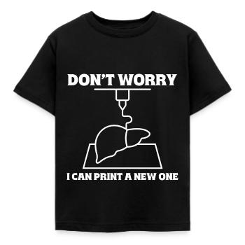 Ich Drucke Es Einfach Neu - 3D Drucker 3D Druck - Kinder T-Shirt - Schwarz - Vorne - AI Model Kid Female (0cm)
