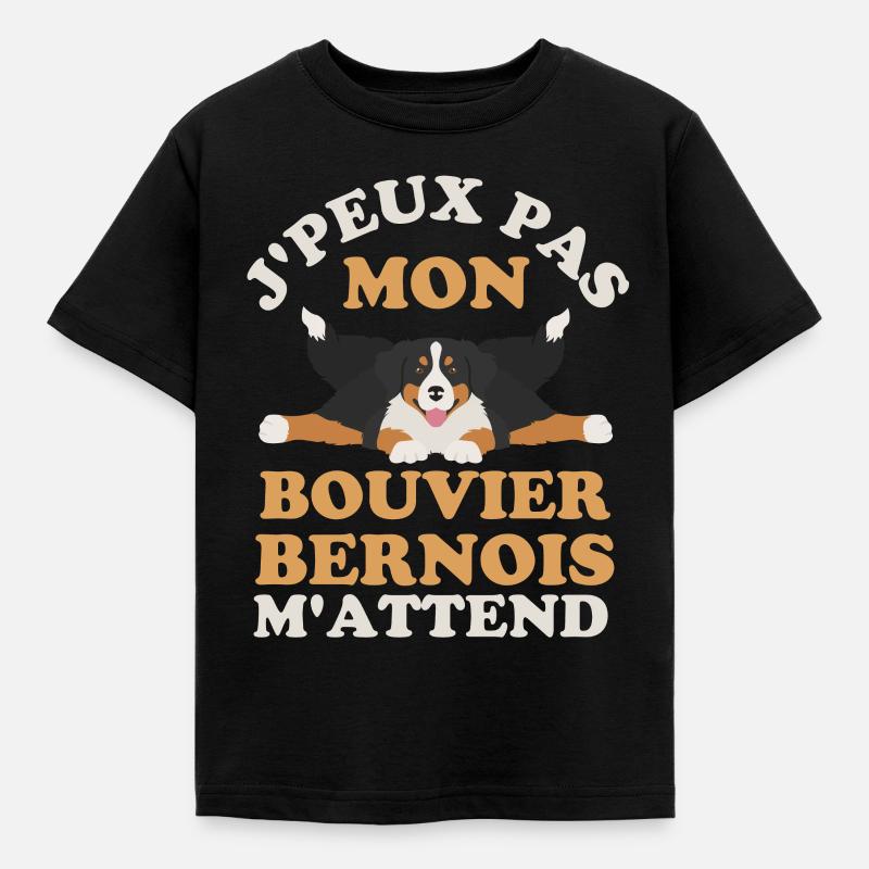 Bouvier bernois 1 - T-shirt Enfant - noir