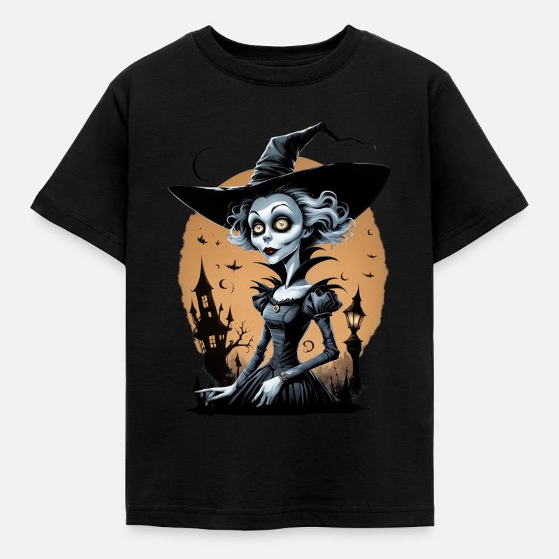 Classic Witch 5 - Kids' T-Shirt - black