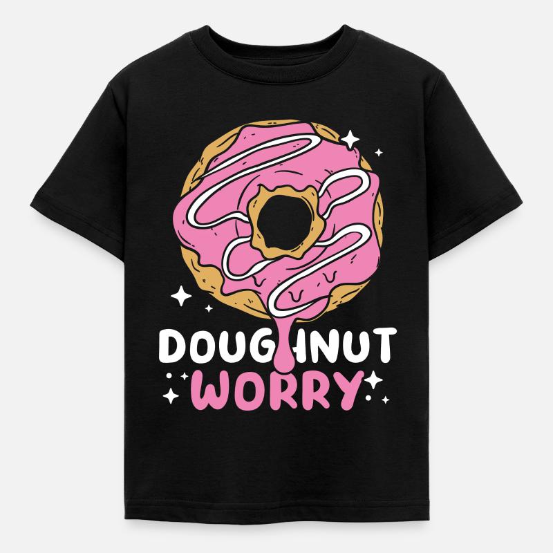 DONUT MUNK ORO - T-shirt barn - svart