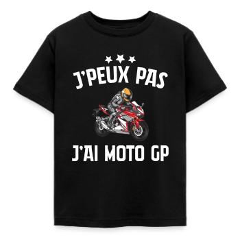Je Peux Pas J'ai Moto Gp - T-shirt Enfant - noir - Devant - AI Model Kid Female (0cm)