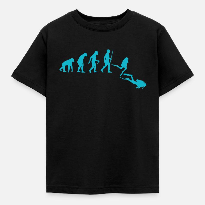 Sport Plongée Mer Idée Cadeau Lac Anniversaire Eau - T-shirt Enfant - noir