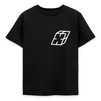 Lettre générale X - T-shirt Enfant - noir - Devant - AI Model Kid Female (0cm)