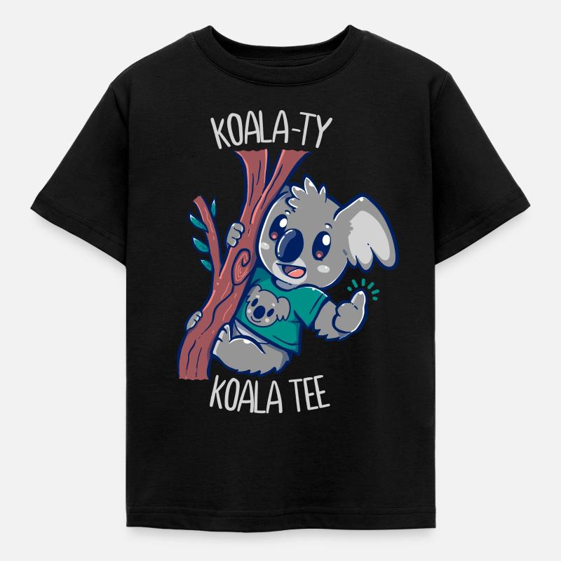 Koala-ty KOALA Tee - Kids' T-Shirt - black