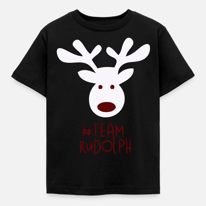 Équipe Rudolf - T-shirt Enfant - noir