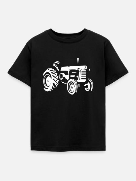 Landwirt - Kinder T-Shirt - Schwarz