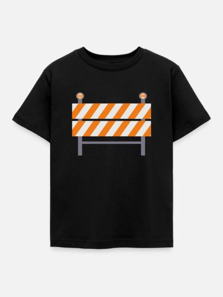 Bauarbeiter - Kinder T-Shirt - Schwarz