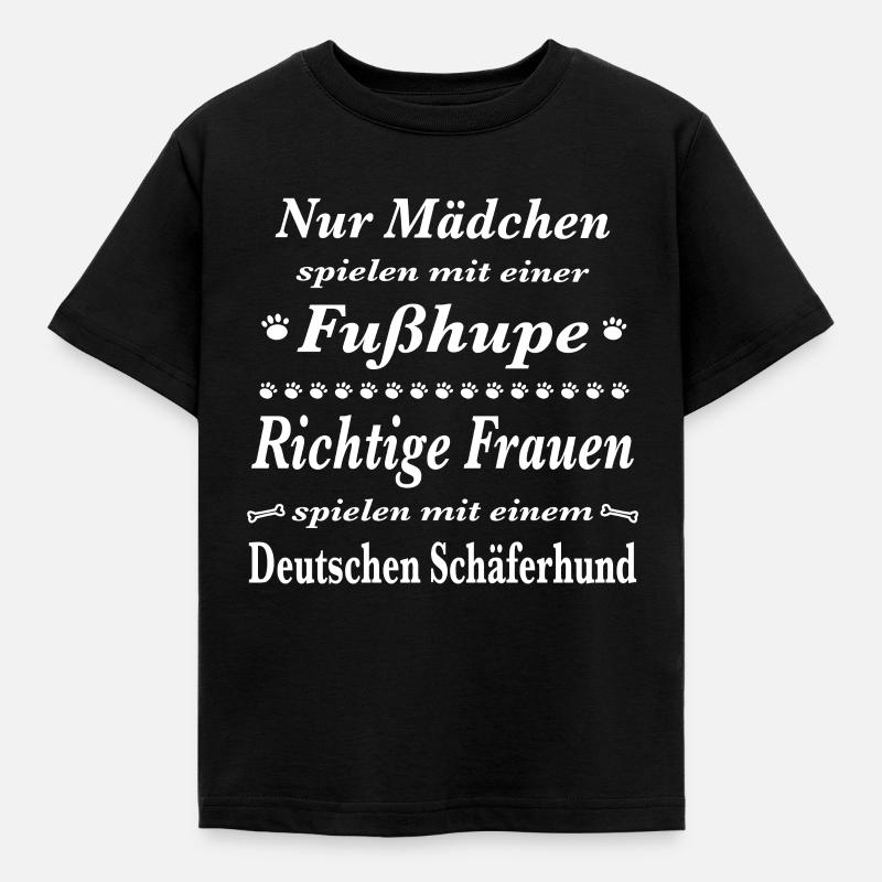 Deutscher Schäferhund Tshirt Deutscher Schäferhund - Kinder T-Shirt - Schwarz