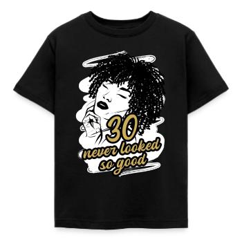 30 et Fabulous Pure joie de vivre - T-shirt Enfant - noir - Devant - AI Model Kid Female (0cm)