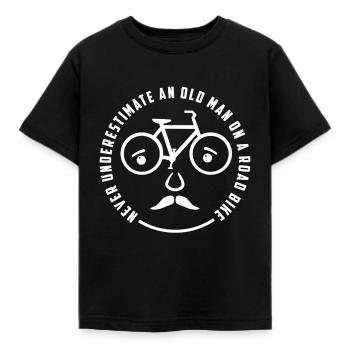 Rennrad Geschenk Rennradfahrer Shirt Radrennen - Kinder T-Shirt - Schwarz - Vorne - AI Model Kid Female (0cm)
