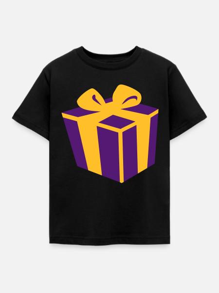 Geschenk - Kinder T-Shirt - Schwarz