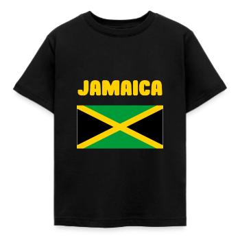 Jamaïque - T-shirt Enfant - noir - Devant - AI Model Kid Female (0cm)