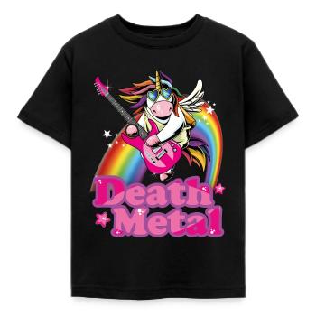 Heavy Metal - Kinder T-Shirt - Schwarz - Vorne - AI Model Kid Female (0cm)