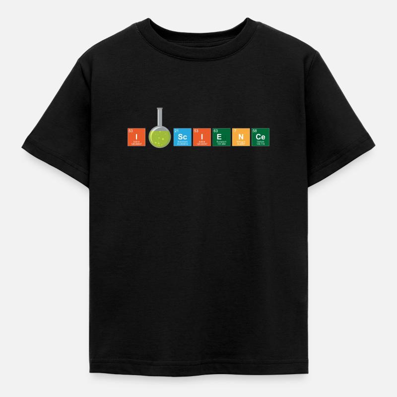 Nerd Science Geek - Kids' T-Shirt - black