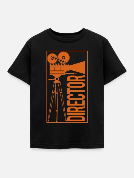 Direktor - Kinder T-Shirt - Schwarz