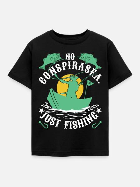 Conspiracy pirat - Kinder T-Shirt - Schwarz